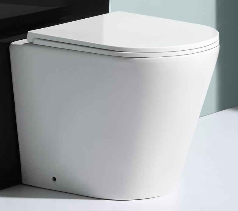 BF2580E Modern Minimalist Ceramic smart Toilet with Soft-Close Seat