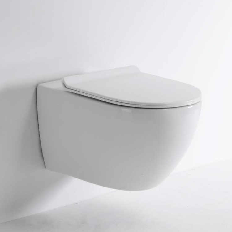 Toilette murale suspendue en céramique BF2416 - Design moderne et économie d'eau