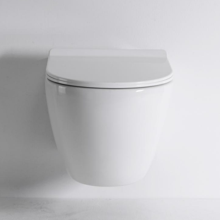 Toilette murale suspendue en céramique BF2416 - Design moderne et économie d'eau
