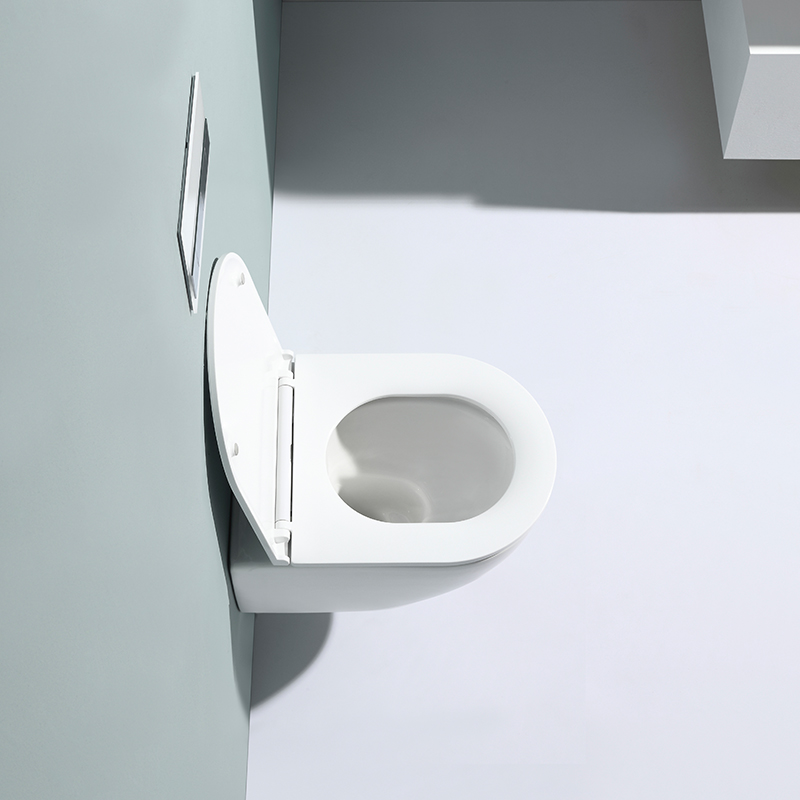 BF2478E Rimless Wall Hung Toilet | Modern Ceramic Wall-Mounted Toilet with UF Seat Cover