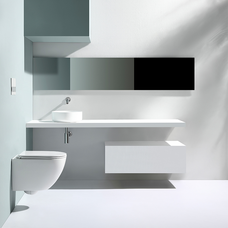 BF2478E Rimless Wall Hung Toilet | Modern Ceramic Wall-Mounted Toilet with UF Seat Cover