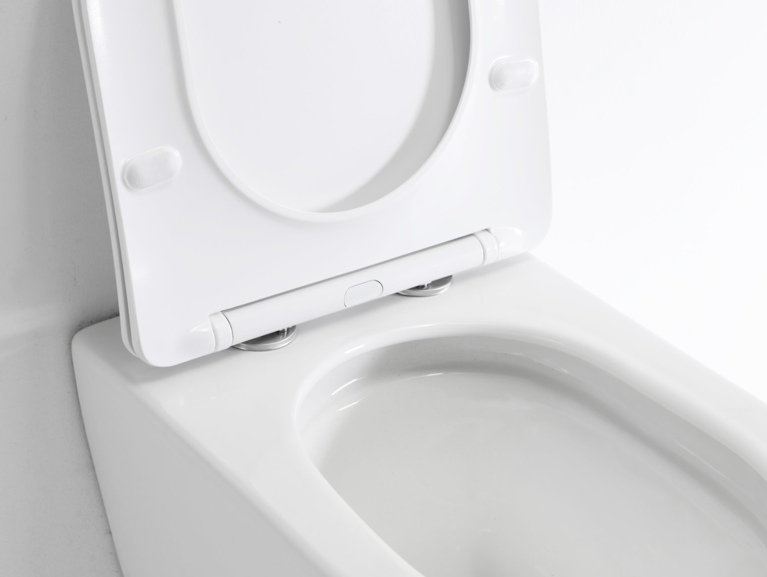 New Vortex Wall Hung Toilet BF2462D with Cistern, Dual Flush, Glossy White Ceramic