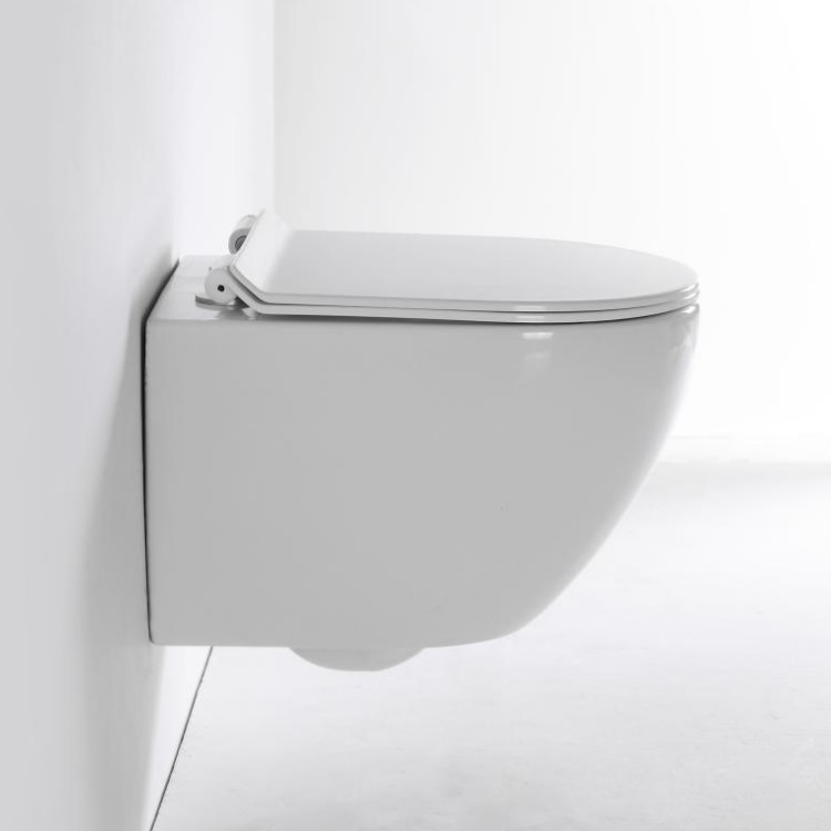 Nieuwe Vortex Wandhangend Toilet – Model BF2418A, 480×360×350mm, 3/4.5L Spoelsysteem, Nano-Coating