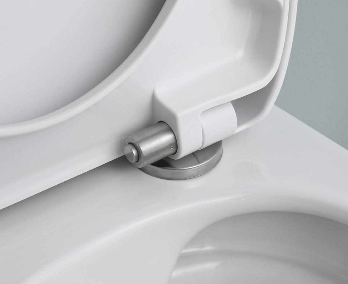 Modern Wall-Hung Ceramic Toilet with Soft Close UF Seat - Model BF2412