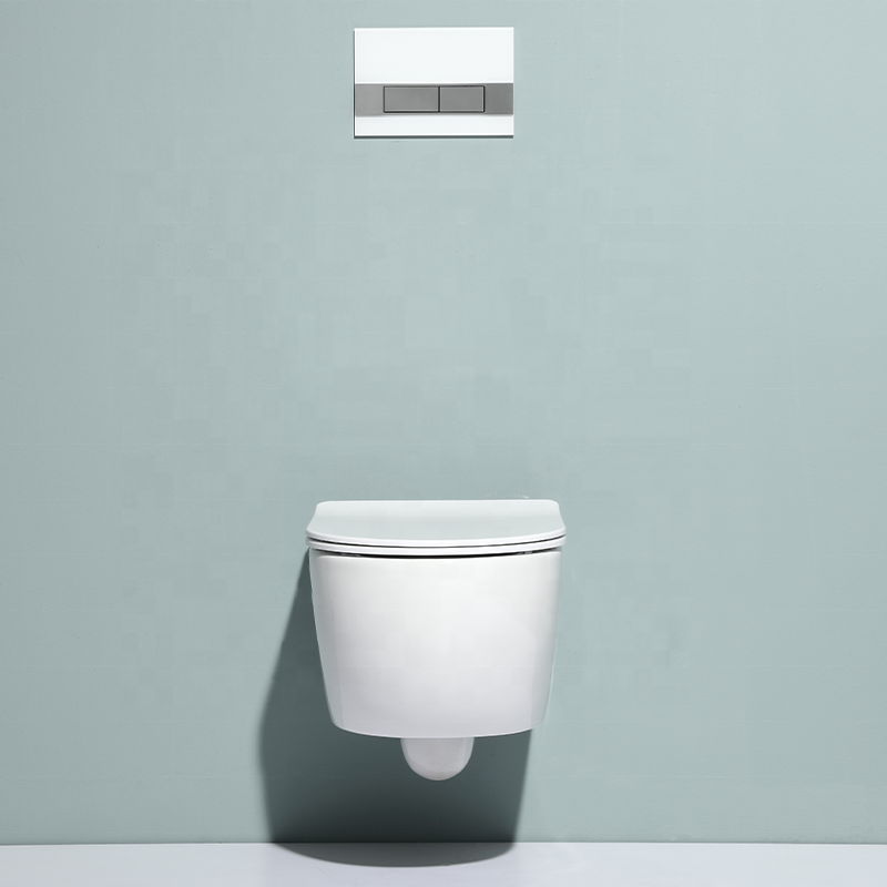 BF2468 Wall-Hung Ceramic Toilet with Concealed Tank High Quality Modern Design for Contemporary Hotel Bathrooms
