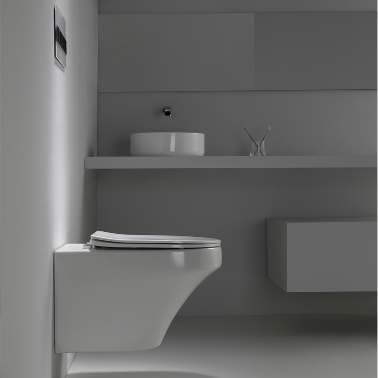Modern Wall-Hung Toilet with New Vortex Flush - BF2462