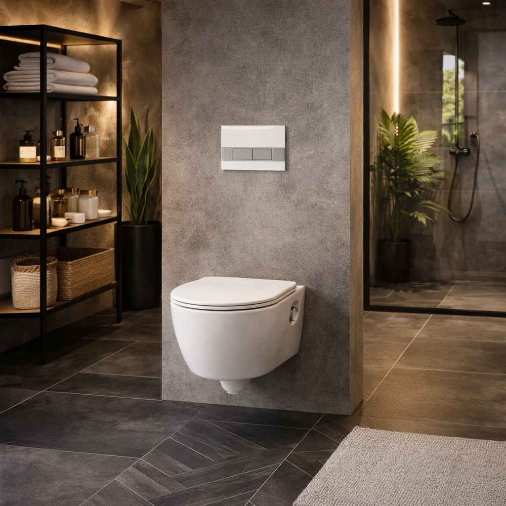 Minimalist Bathrooms in Europe & US: Sustainable Trends and Smart Toilet Innovations