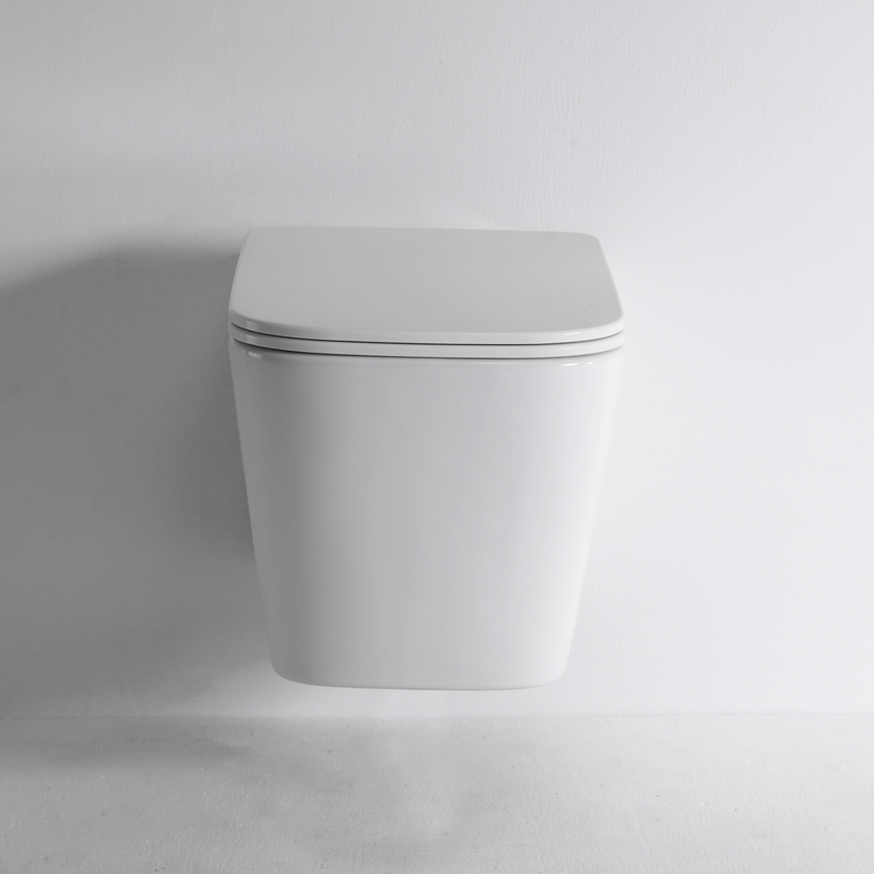 Wall Hung Toilet BF2417 - Compact Modern Ceramic with Nano Glaze