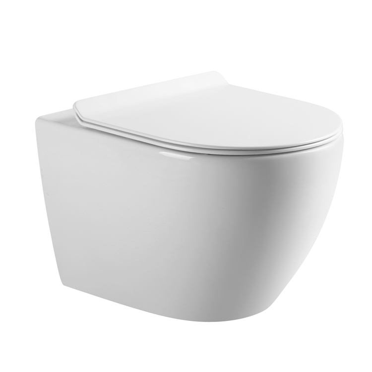 BF2379 Rimless Wall Hung Toilet Modern Ceramic Washdown WC