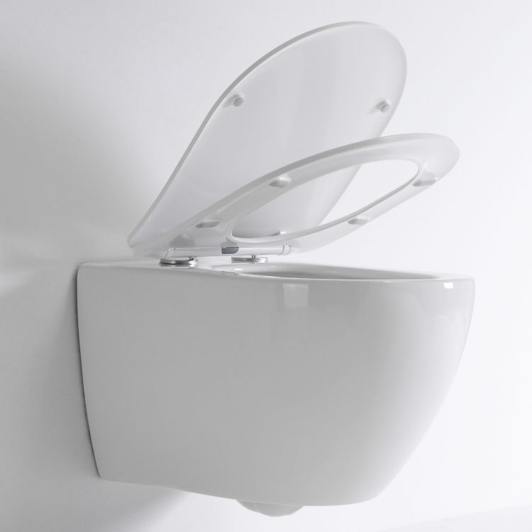 BF2416E New Vortex Wall Hung Toilet – 4.5L Washdown Ceramic WC with Nano Coating