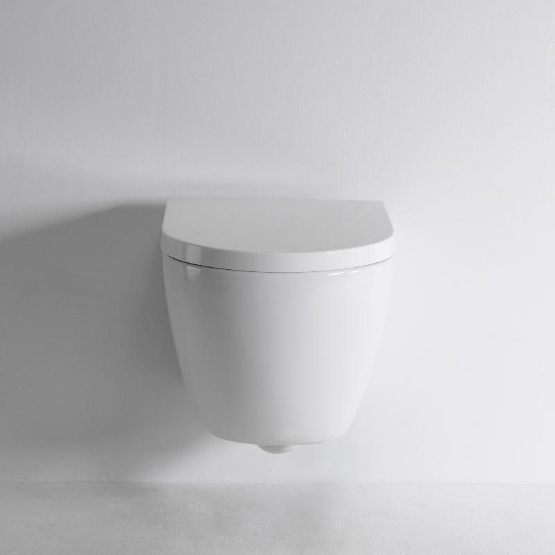 BEFEN2418  Modern Wall Hung Ceramic Toilet – Space-Saving, Water-Efficient, Soft Close Design