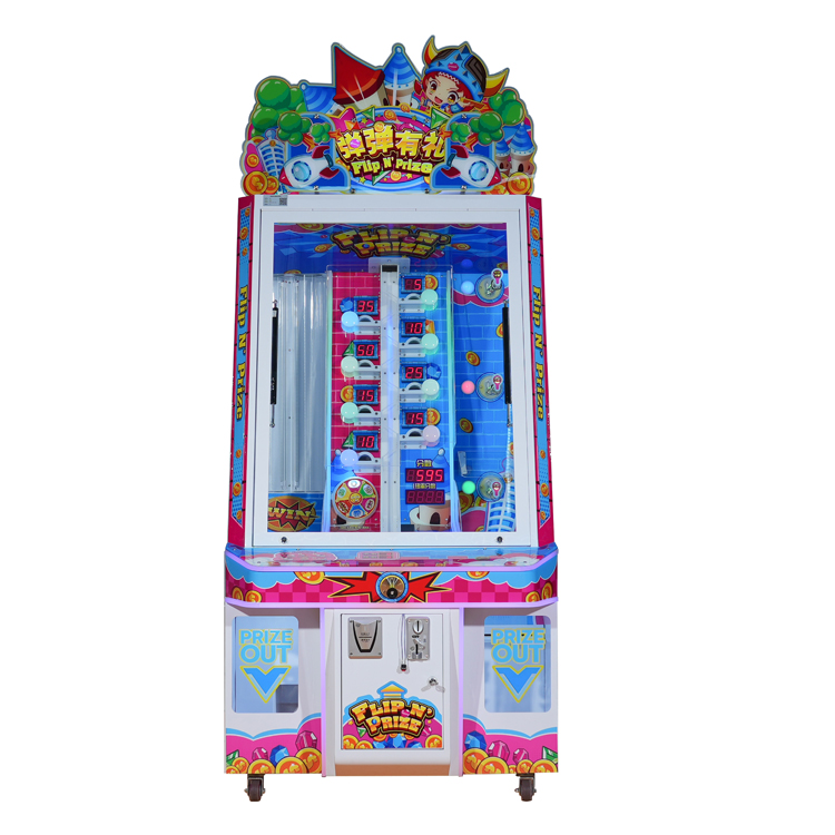 Flip Prize Gift Arcade Machine | Pull-Rod Bouncing Ball Game Machine