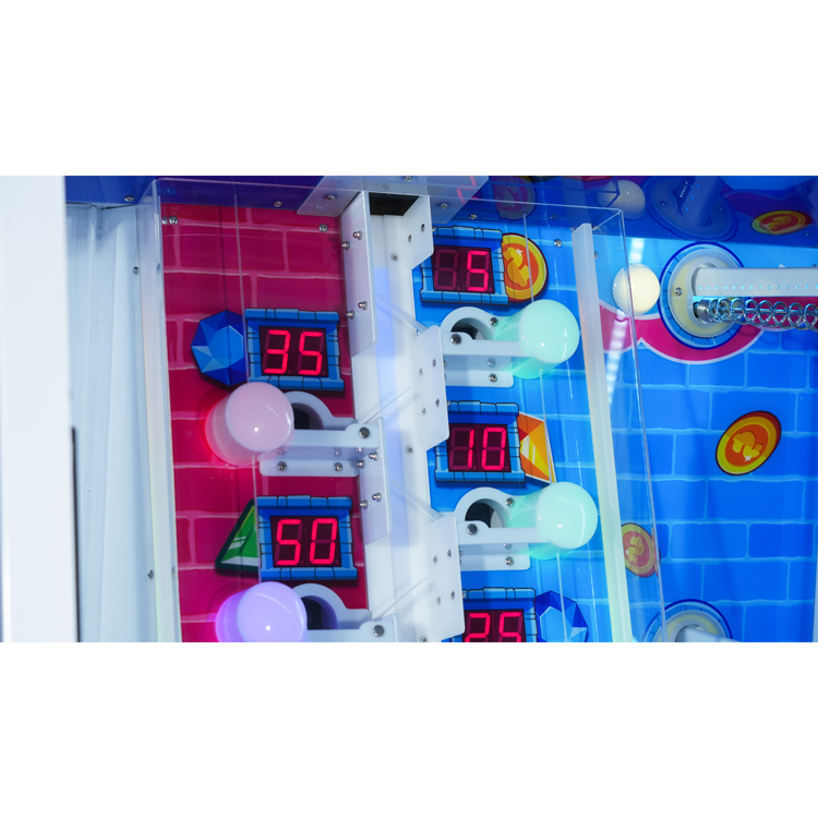 Flip Prize Gift Arcade Machine | Pull-Rod Bouncing Ball Game Machine