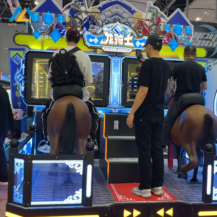 Dragon Knight Horse Riding Simulator – Dual-Player Medieval Arcade Machine
