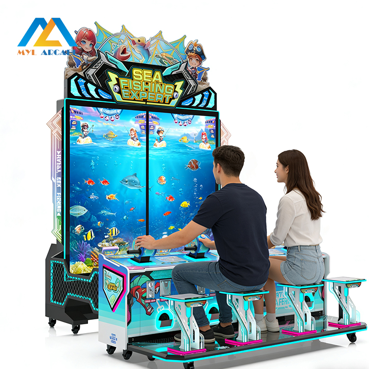 Sea Fishing Expert 4-Player Punk Style 4K Fishing Arcade Machine