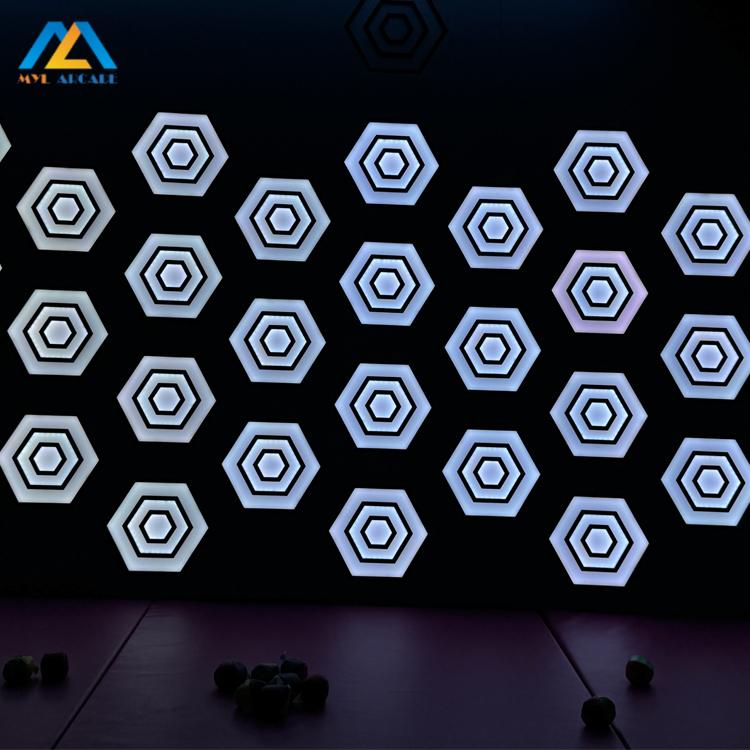 Crack Shoot-Interactive LED Wall Ball Game Machine for Kids and Adults