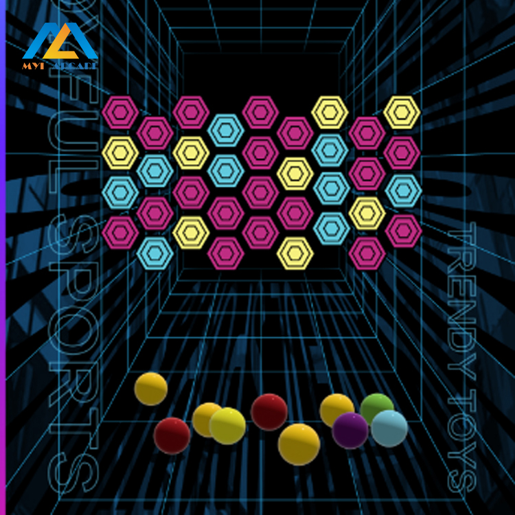 Crack Shoot-Interactive LED Wall Ball Game Machine for Kids and Adults
