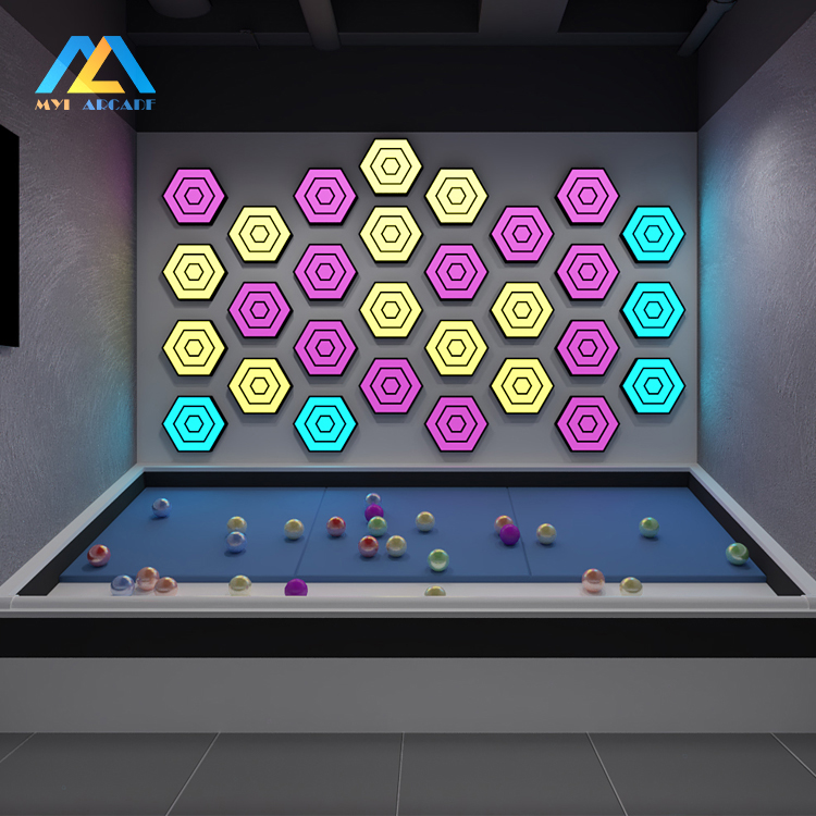 Crack Shoot-Interactive LED Wall Ball Game Machine for Kids and Adults