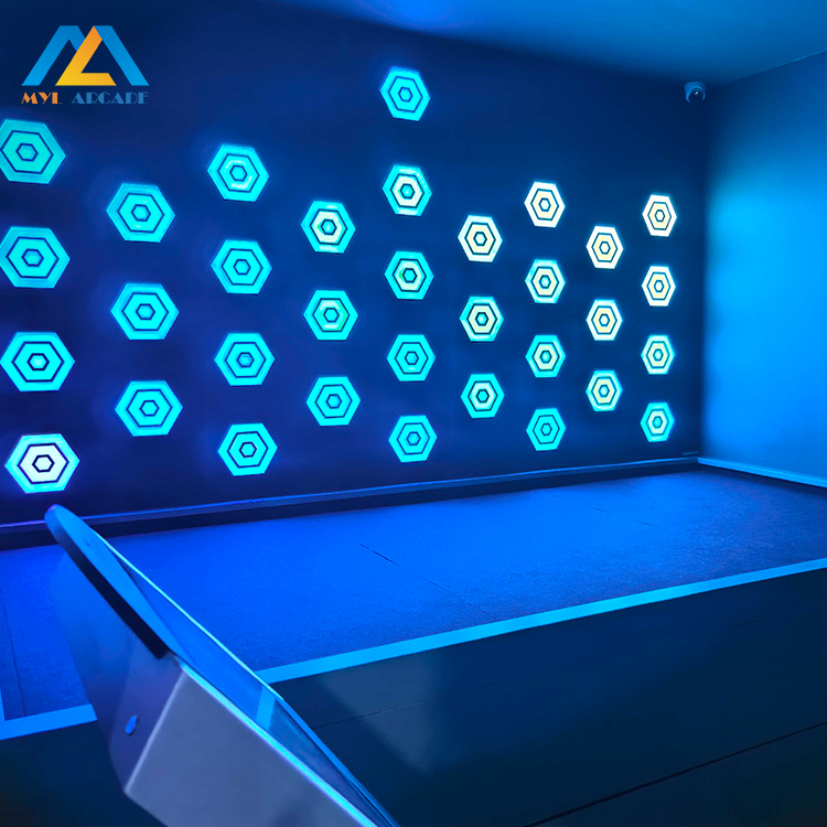 Crack Shoot-Interactive LED Wall Ball Game Machine for Kids and Adults