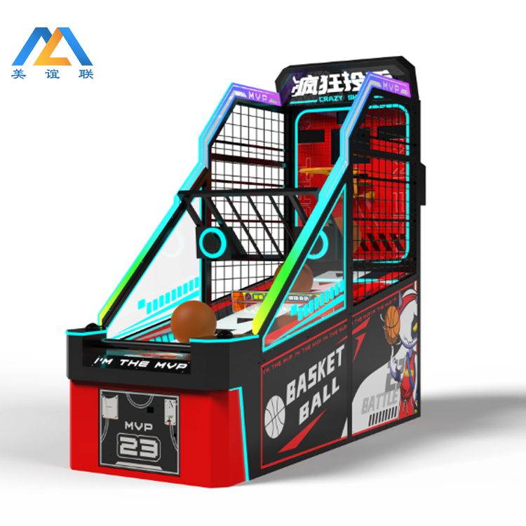 Crazy Shot MVP Basketball Arcade Machine – LED Sports Game for Kids & Family Entertainment