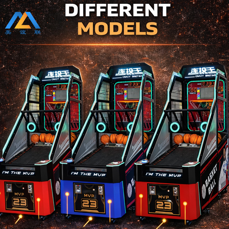 Crazy Shot MVP Basketball Arcade Machine – LED Sports Game for Kids & Family Entertainment