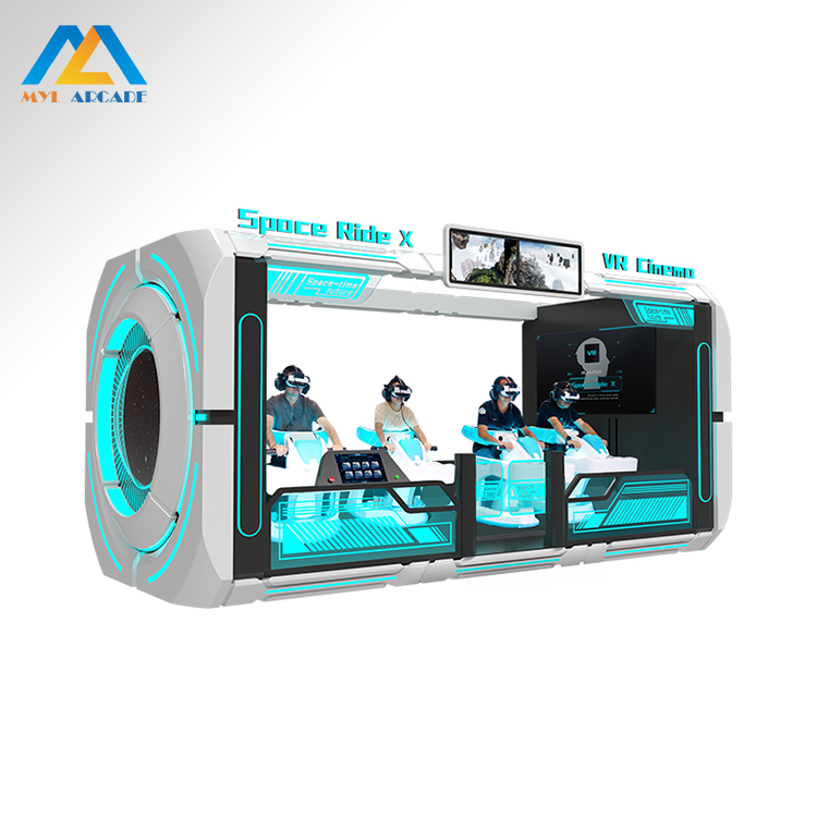 VR Space Ride X 4-Player Immersive VR Simulator Cinema – Dynamic Motion & Multi-Sensory Special Effects