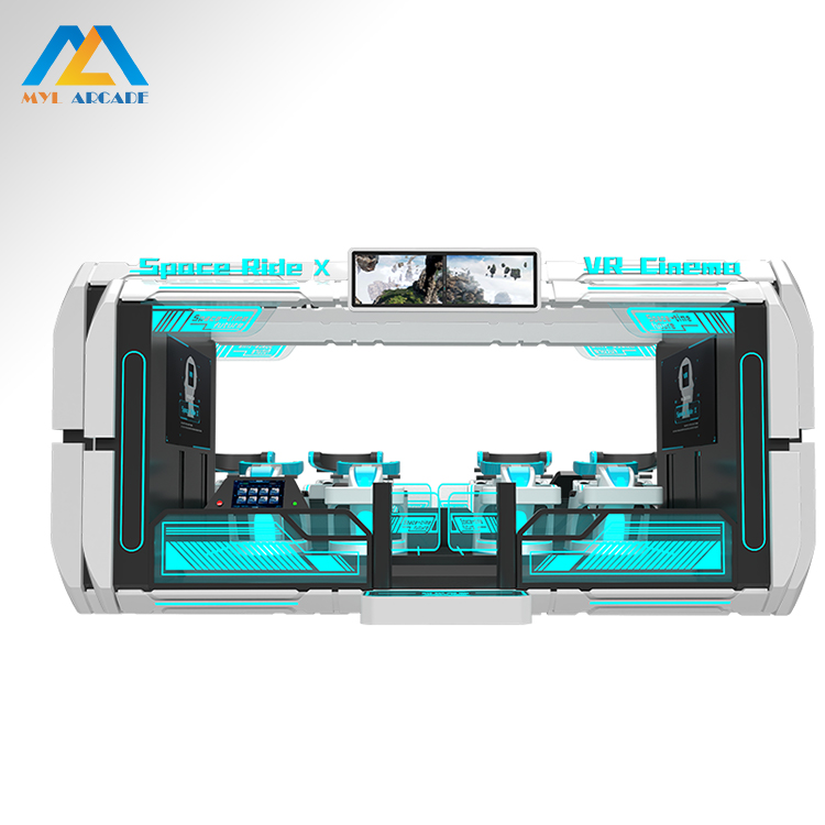 VR Space Ride X 4-Player Immersive VR Simulator Cinema – Dynamic Motion & Multi-Sensory Special Effects