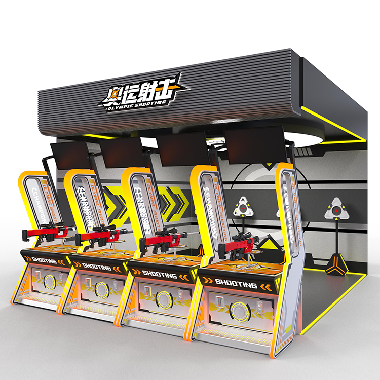 Olympic Shooting Arcade Simulator – 4 Player Interactive Shooting Game Machine for FEC & Amusement Parks