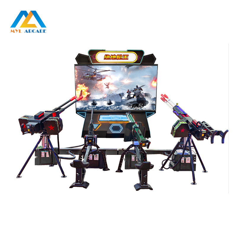 100-Inch Heavy Fire Battlefield Shooting Simulator Arcade Machine