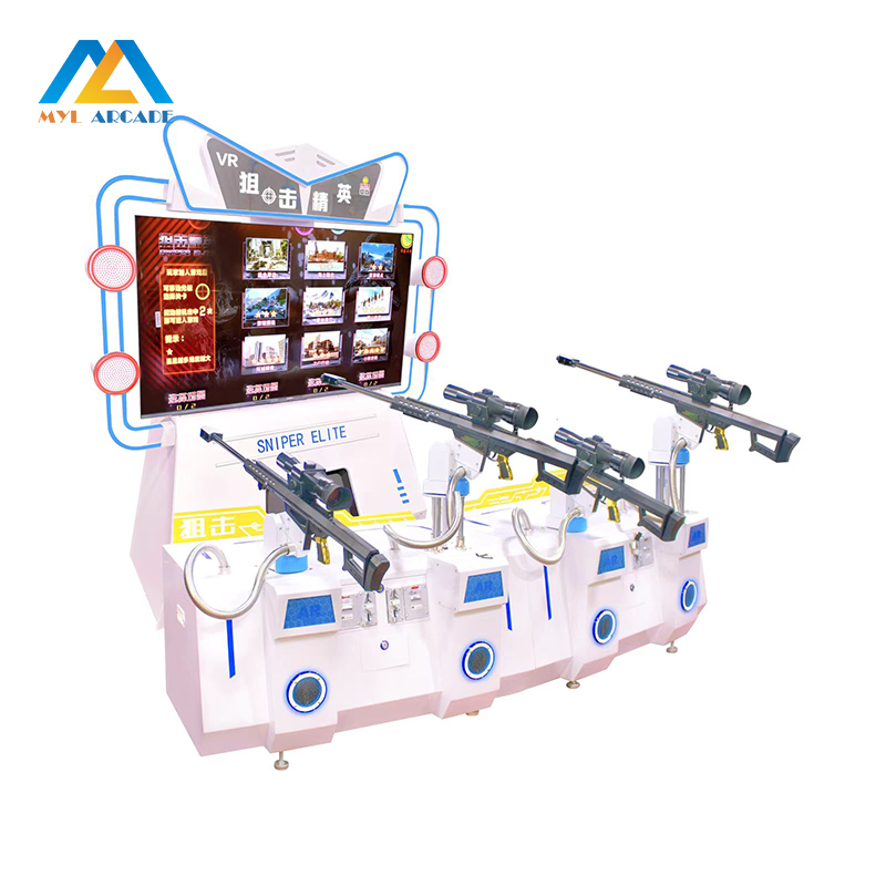 VR Sniper Elite Shooting Arcade Machine - 4-Player Realistic Sniper Simulation