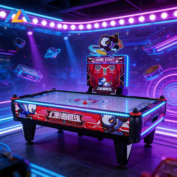 Commercial Air Hockey Table with LED Scoreboard – Arcade Game Machine for Game Centers