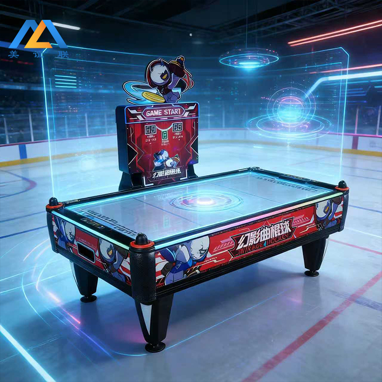 Commercial Air Hockey Table with LED Scoreboard – Arcade Game Machine for Game Centers