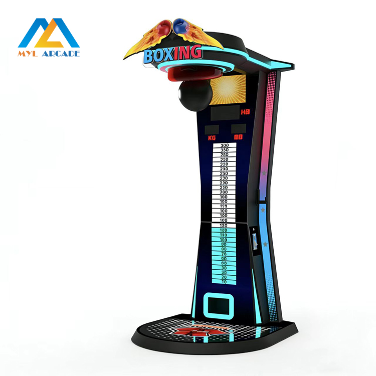 Commercial Coin Operated Boxing Arcade Machine with Ticket and Drink Rewards