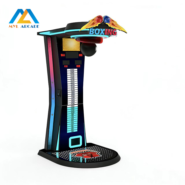 Commercial Coin Operated Boxing Arcade Machine with Ticket and Drink Rewards