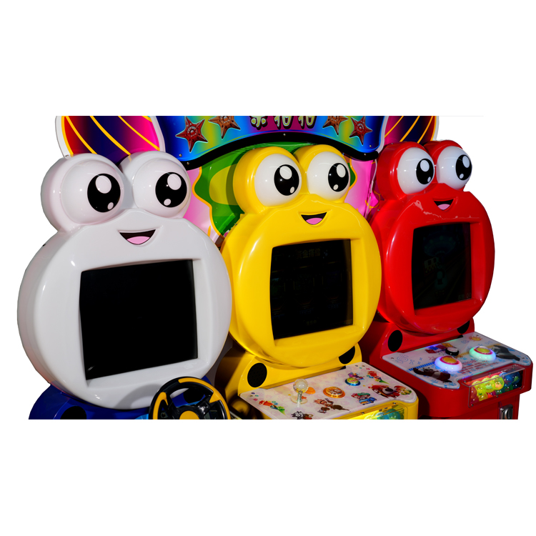 MENG Q Cute Interactive Kids Arcade Machine – Triple Game Combo