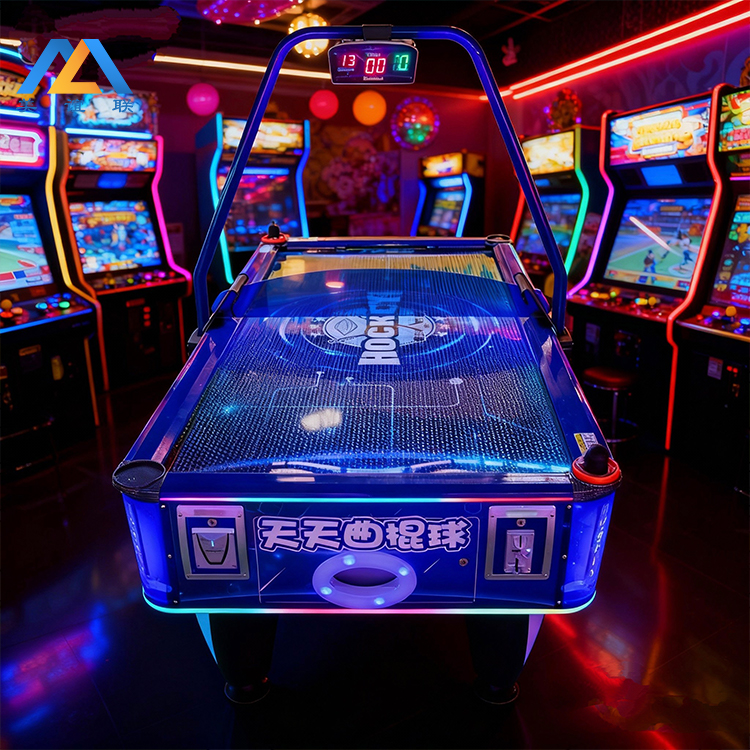 Galaxy Theme 2 Player Coin Operated Air Hockey Arcade Game Machine