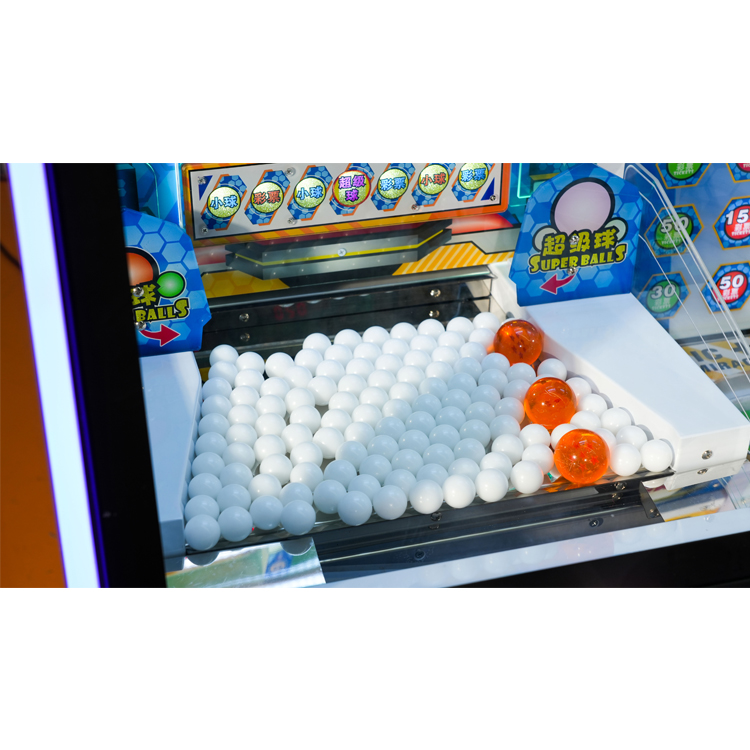 Wandering Planet Arcade Ticket Redemption Game – Triple Station Sci-Fi Push Ball Machine