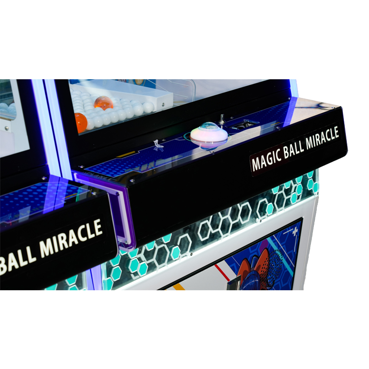 Wandering Planet Arcade Ticket Redemption Game – Triple Station Sci-Fi Push Ball Machine