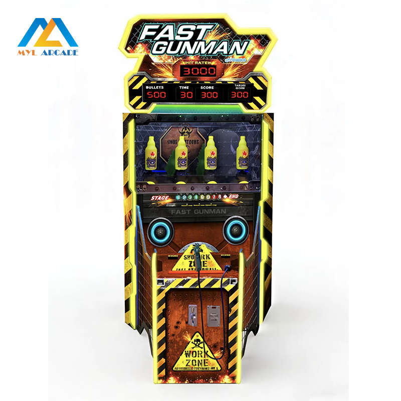 FAST GUNMAN Coin Operated Shooting Arcade Machine for 1 Player