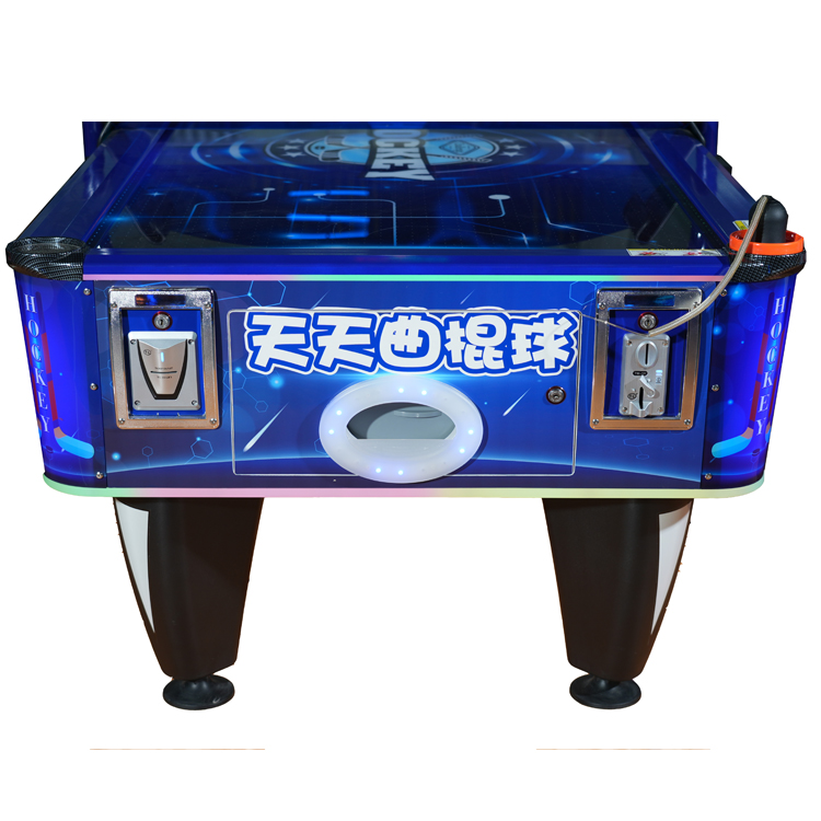 Interactive Air Hockey Table - LED Light | Dual Player | Scoreboard | For Arcade & Family Centers