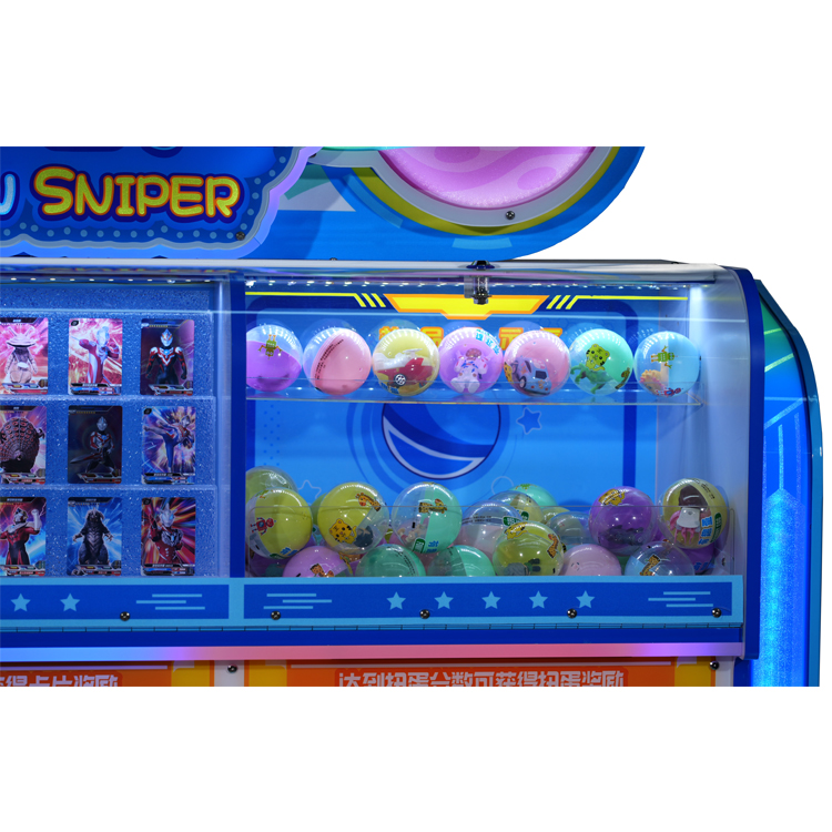 Cartoon Ball Shooting Arcade Machine Come On Sniper III | Kids Prize Redemption Game | Coin Operated Amusement Equipment