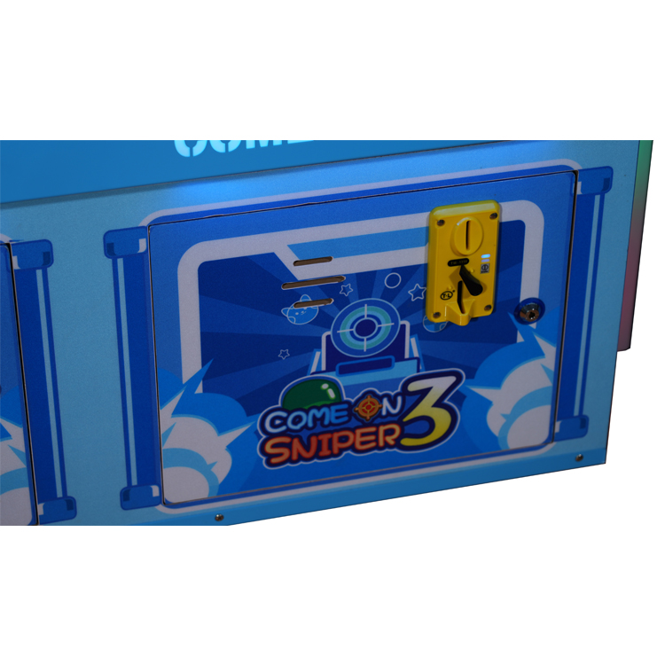 Cartoon Ball Shooting Arcade Machine Come On Sniper III | Kids Prize Redemption Game | Coin Operated Amusement Equipment