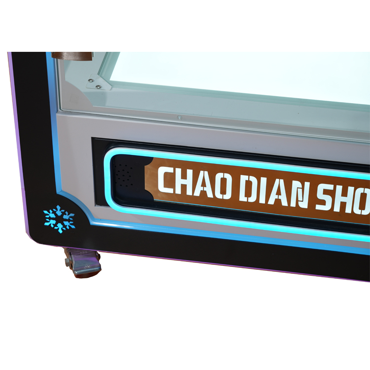 Chao Dian SHOW Rope Cutting Gift Arcade Machine - LED Lights, Tempered Glass, Easy Gameplay