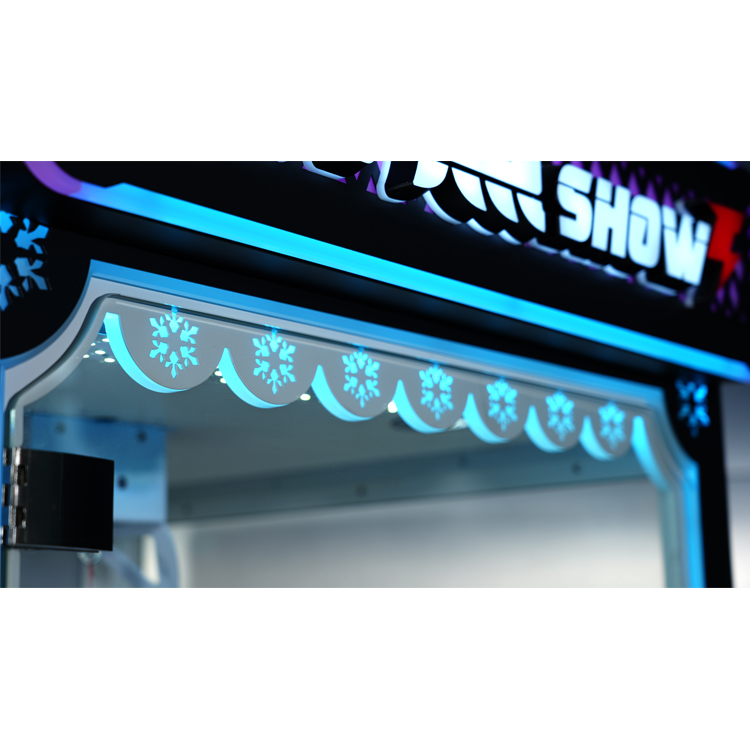 Chao Dian SHOW Rope Cutting Gift Arcade Machine - LED Lights, Tempered Glass, Easy Gameplay