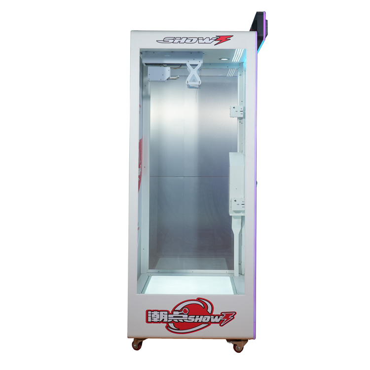 Chao Dian SHOW Rope Cutting Gift Arcade Machine - LED Lights, Tempered Glass, Easy Gameplay