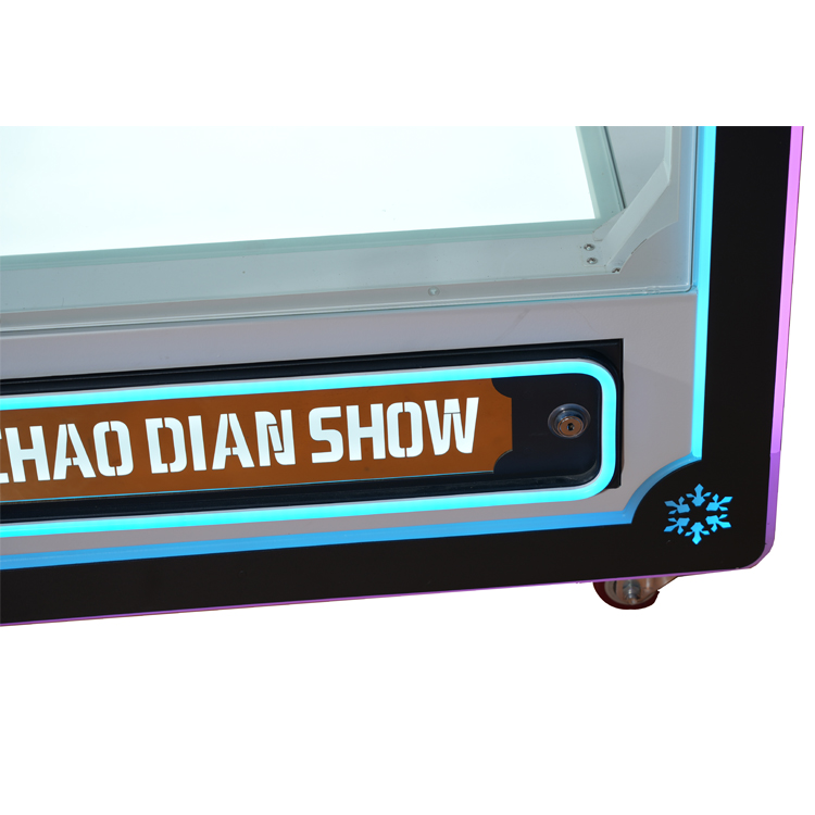 Chao Dian SHOW Rope Cutting Gift Arcade Machine - LED Lights, Tempered Glass, Easy Gameplay
