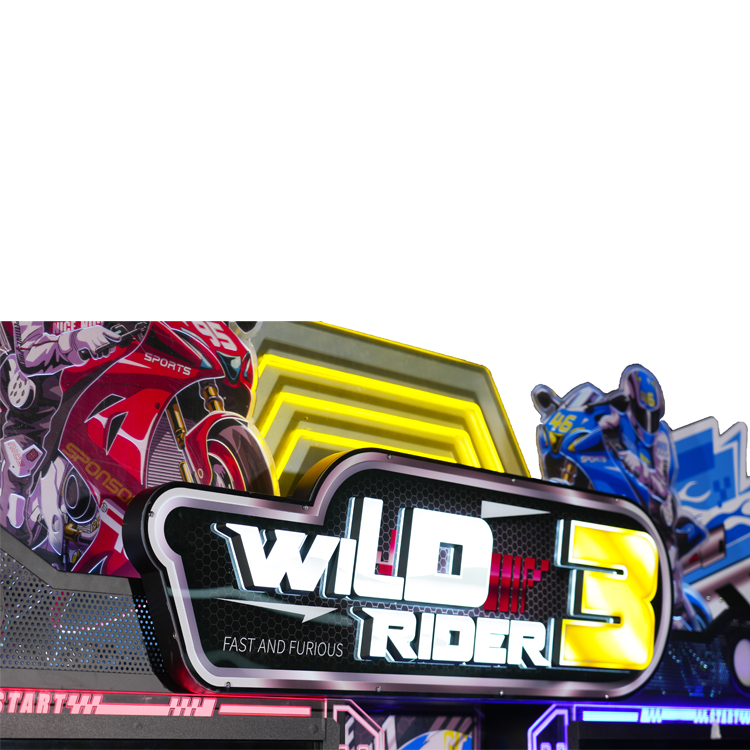 Wild Rider 3 Dual Racing Arcade Motorcycle Game Machine – Immersive 2-Player Racing Experience