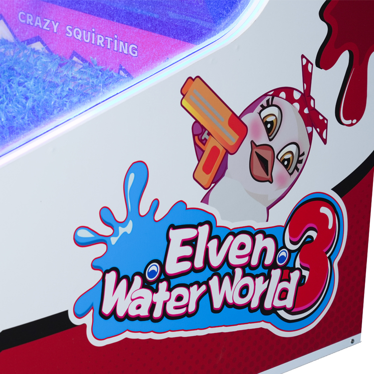 Elf Water World 3 Two-Player 47'' Screen Water Shooting Arcade Machine
