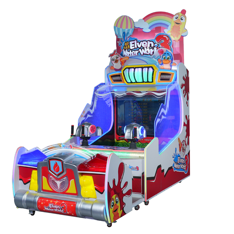 Elf Water World 3 Two-Player 47'' Screen Water Shooting Arcade Machine