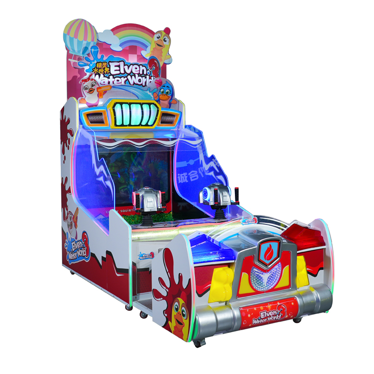Elf Water World 3 Two-Player 47'' Screen Water Shooting Arcade Machine
